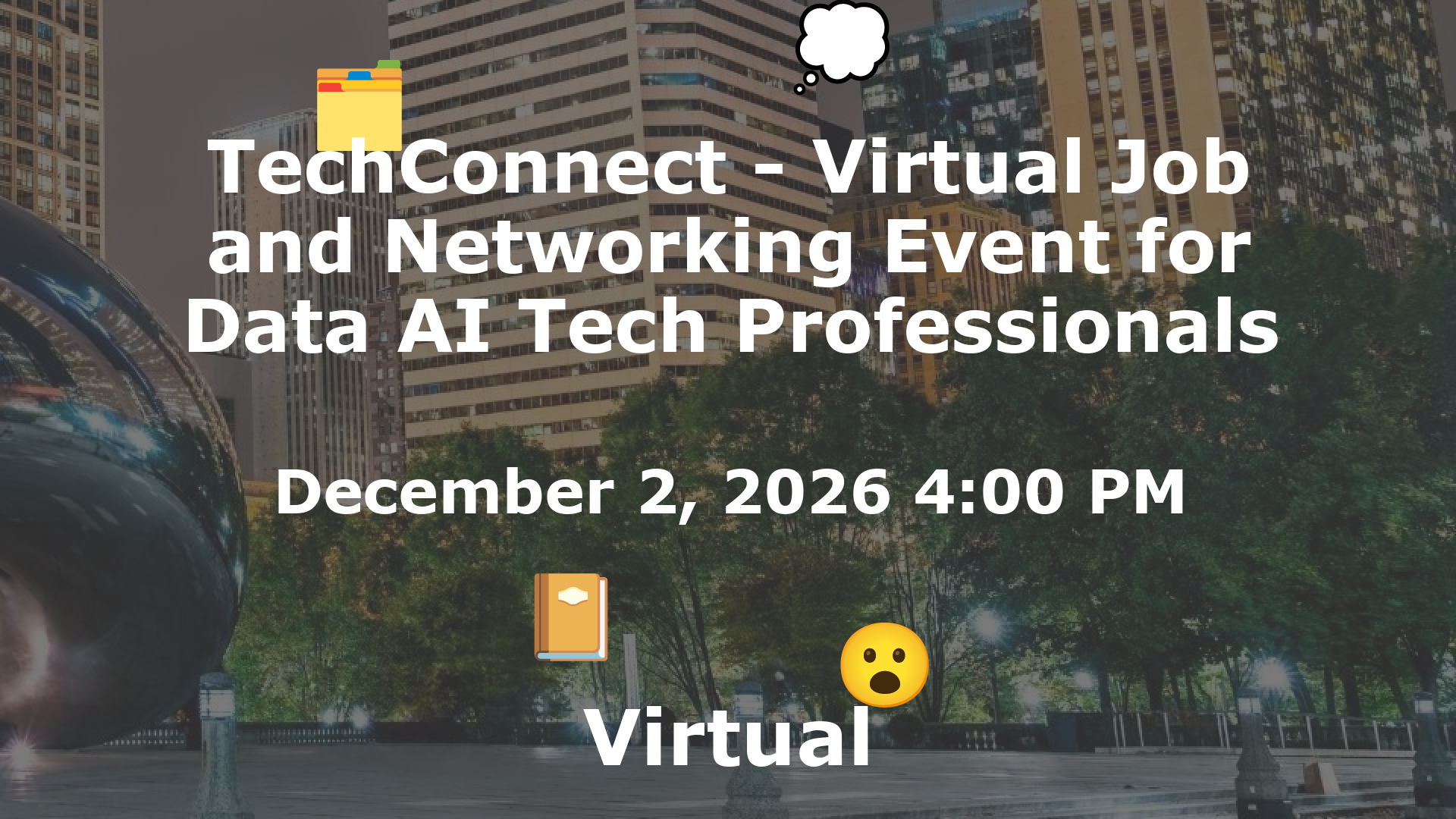 TechConnect - Virtual Job and Networking Event for Data AI Tech Professionals event image
